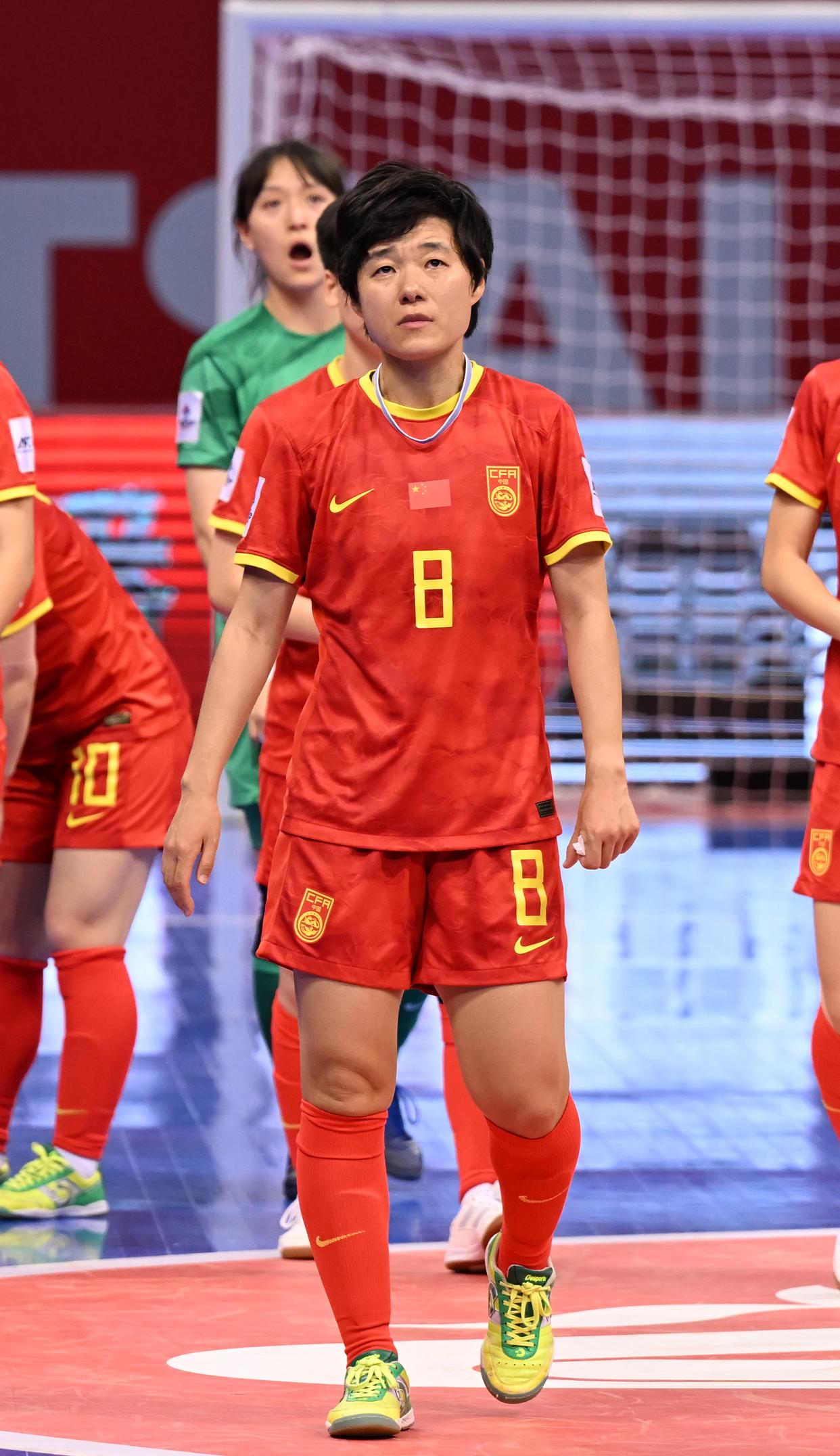 国家女子足球队应战重压